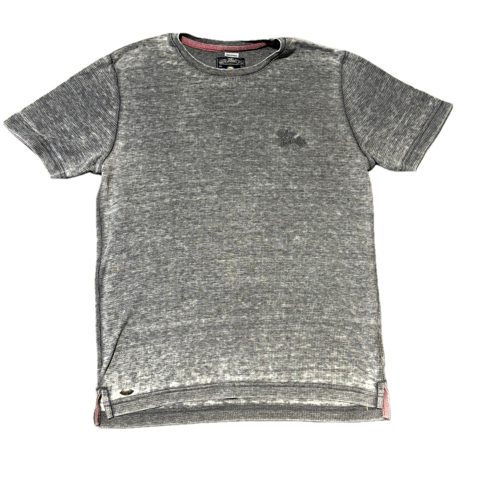 Tokyo Laundry Mens Distressed Look T-Shirt Dark Grey Size Small
